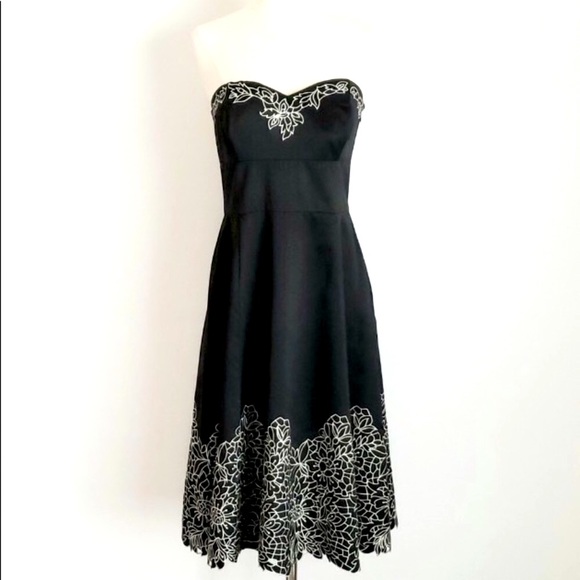 White House Black Market Dresses & Skirts - Wedding Season! Strapless Embroidered Cocktail Dress from WHBM